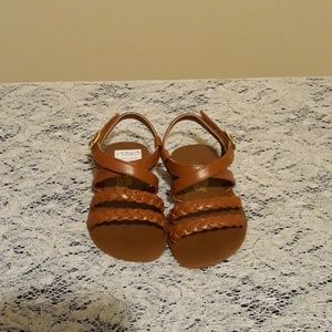 New Brown Toddler Sandals size 4W
